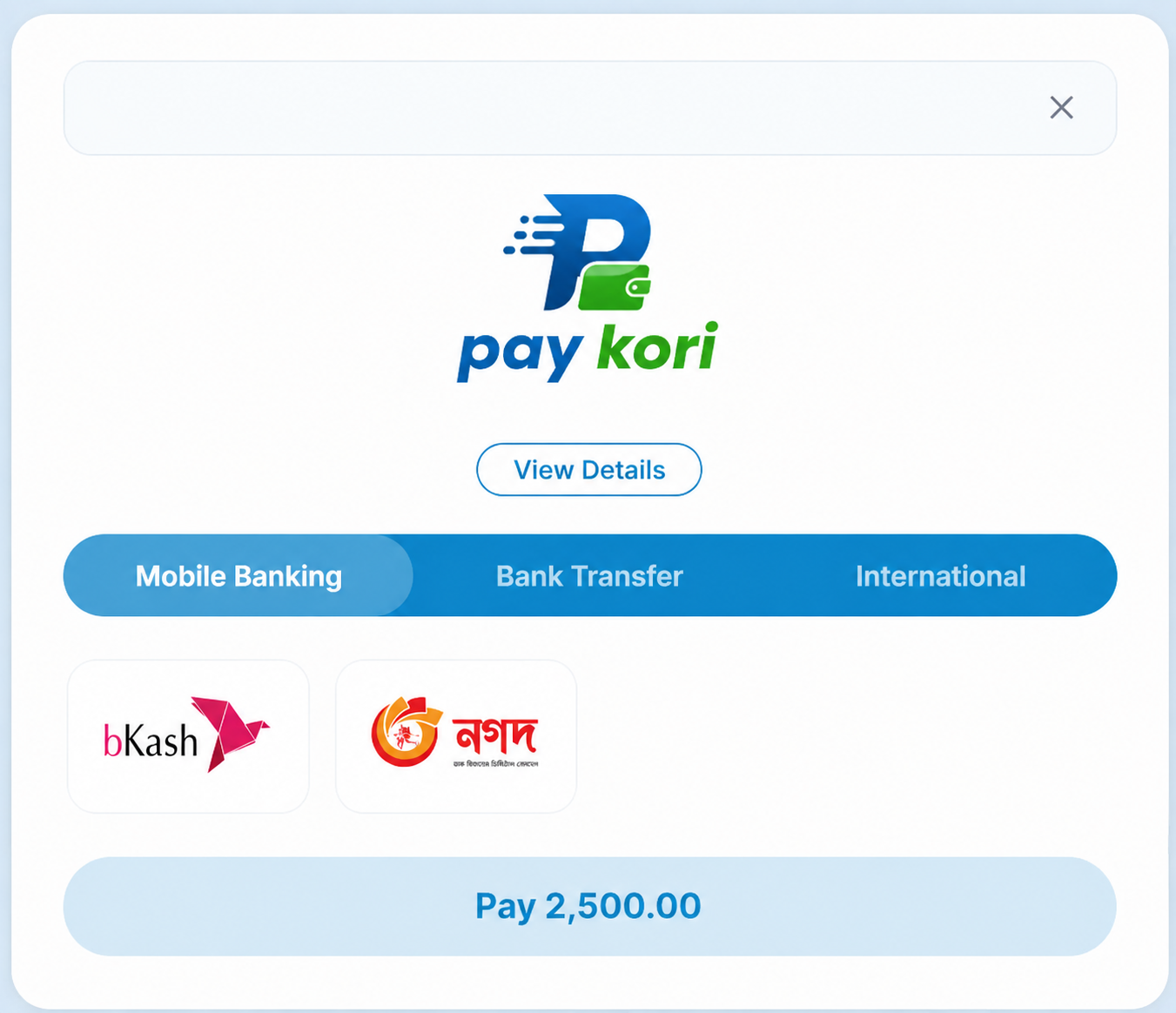 Dashboard preview